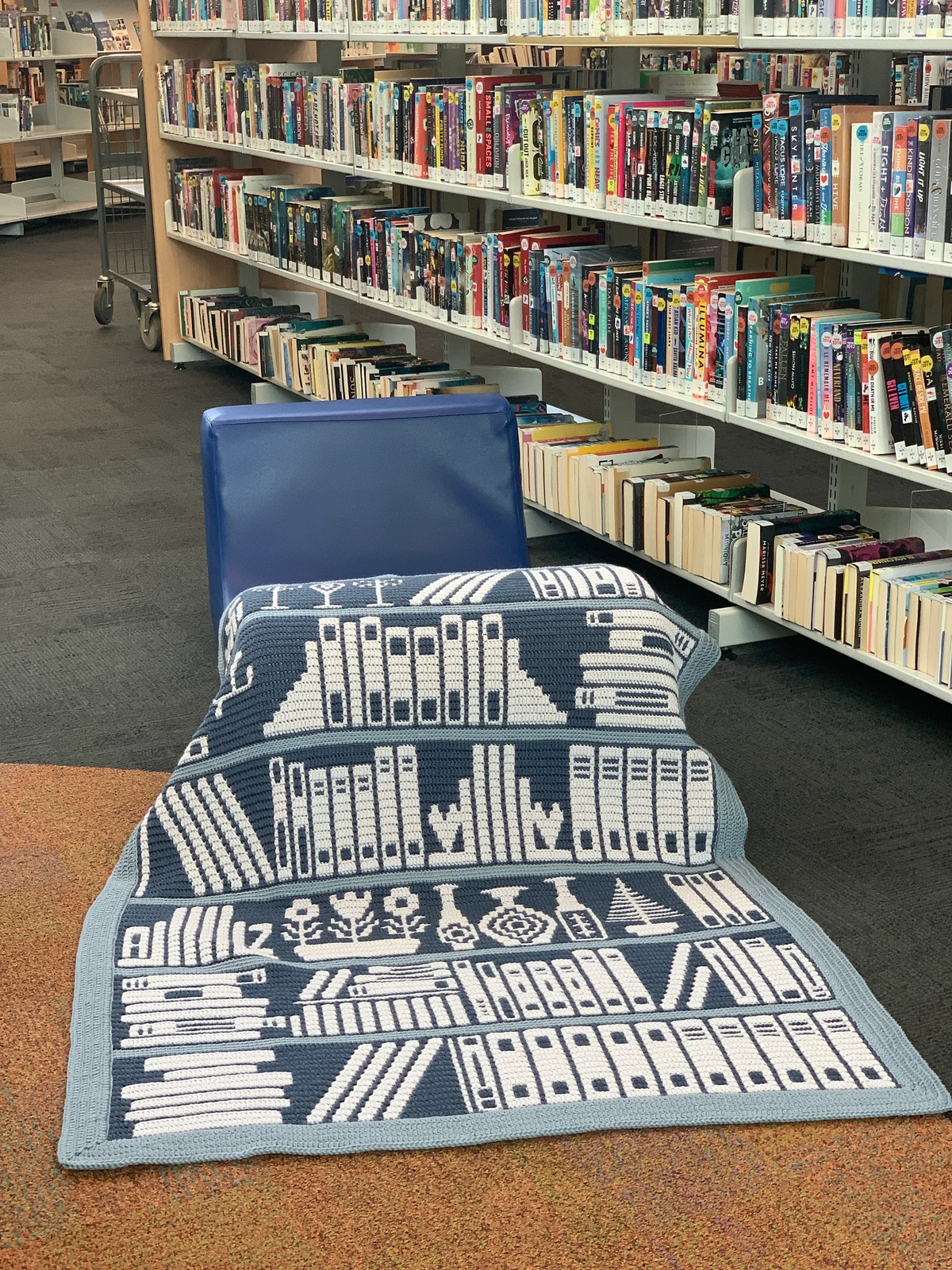Mosaic Bookcase Crochet Pattern
