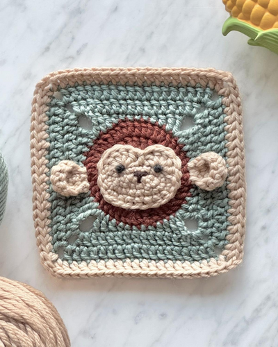 Monkey granny square