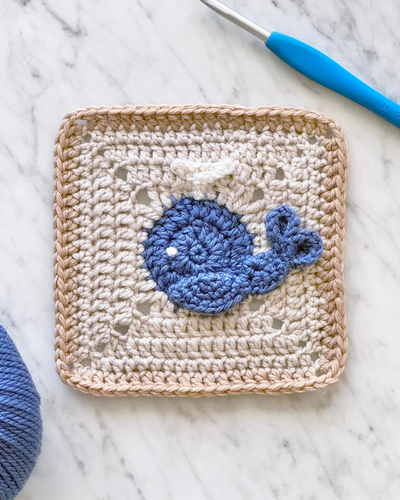 Whale granny square