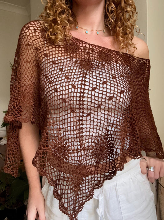 Clover Drift Poncho Crochet Pattern