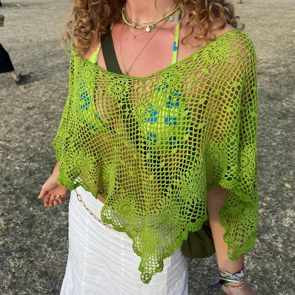 Clover Drift Poncho lifestyle photo